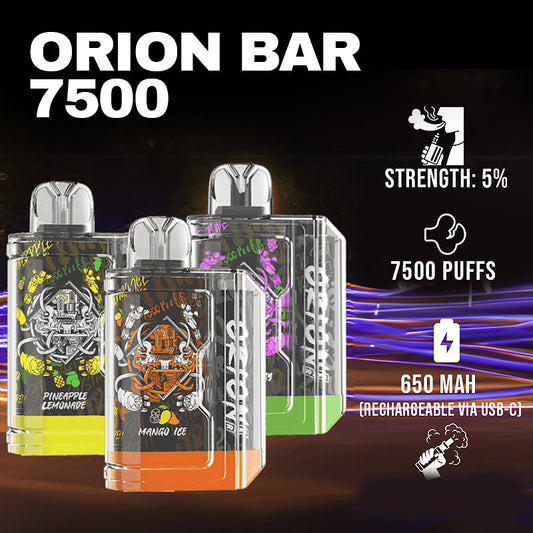 Lost vape Orion bar 7,500 hits